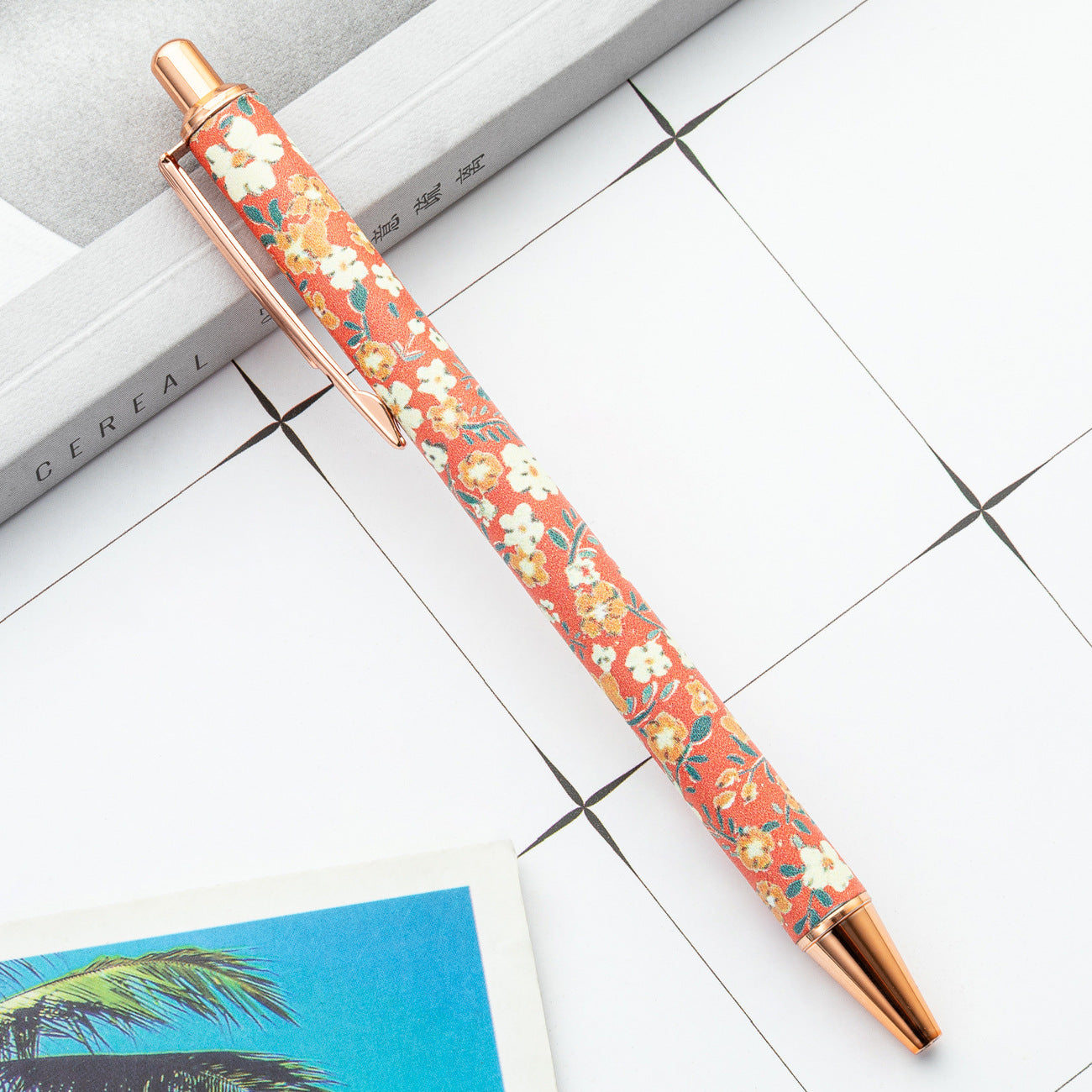 Whoelsale Pens Fashion Flower Metal Pen